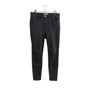 Madewell Skinny Jeans Womens 29 Black Roadtripper Mid-Rise Stretch Supersoft